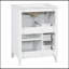 Meuble-lavabo à tablettes réglables avec lavabo-202092479