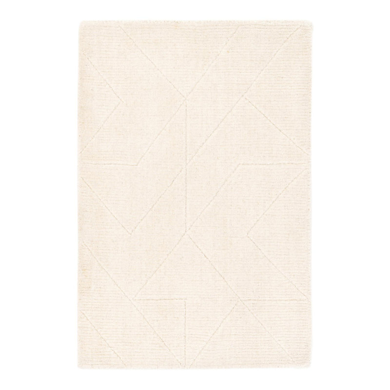 Cyndle Hand-Tufted Wool Geometric Area Rug, Rectangle 2' x 3'1"
