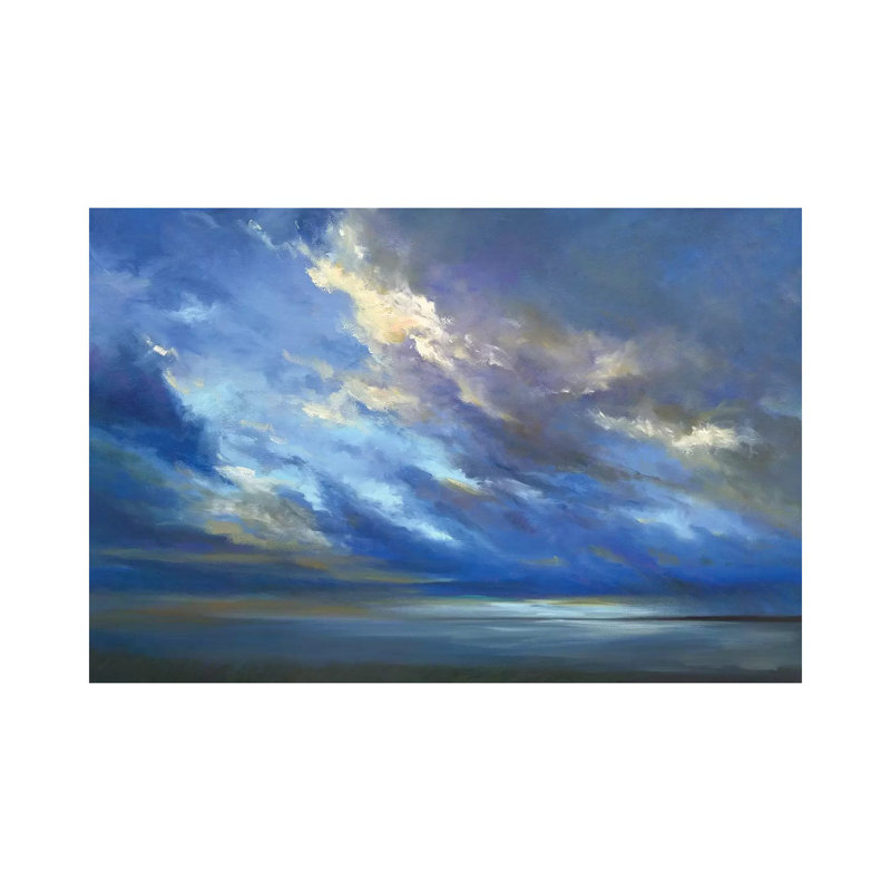 Coastal Sky II by Sheila Finch - Gallery-Wrapped Canvas Giclée on Canvas, Canvas, 30.48 cm H x 45.72 cm W