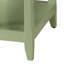 Table d'appoint rectangulaire avec tiroir et tablette pour petits espaces.