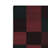 Checkered Brown Indoor and Outdoor Area Rug-1475503728