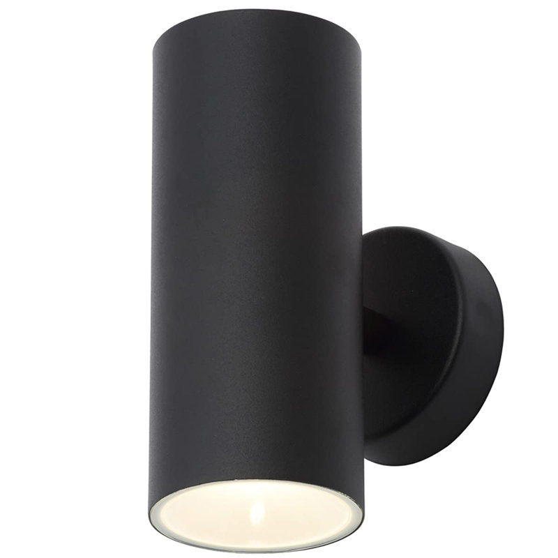 Mullaney Integrated LED Outdoor Sconce, Black