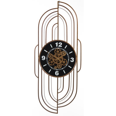 Akan Metal Wall Clock