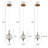 59*4.9 Antique Delicate Decorative Pattern Glass Ceiling Pendant Lighting UL Listed-617722678