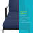 Wendin Outdoor 3'' Chaise Lounge Seat Cushion-297781221