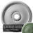 Endurathane Theia Ceiling Medallion, 24"OD x 3 5/8"ID x 1 3/4"P (Fits Canopies up to 6 3/4"), Hand-Painted Athenian Green Finish-28584230