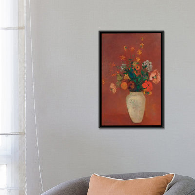 «Bouquet in a Chinese Vase», reproduction sur toile