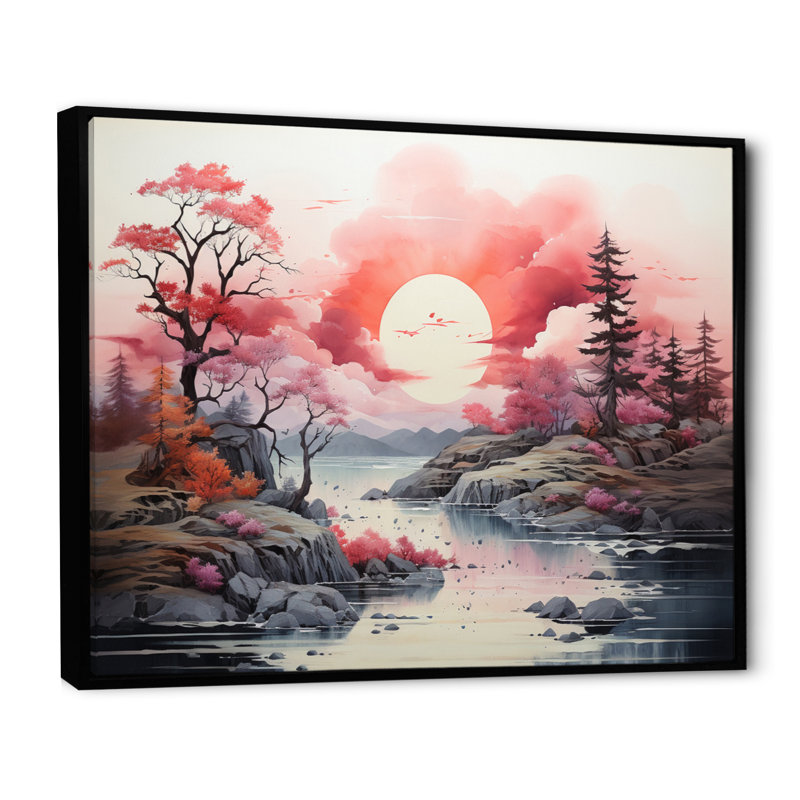 «Urban Escape I» sur toile, H 24 po x l 32 po x P 1 po, Cadre flottant noir