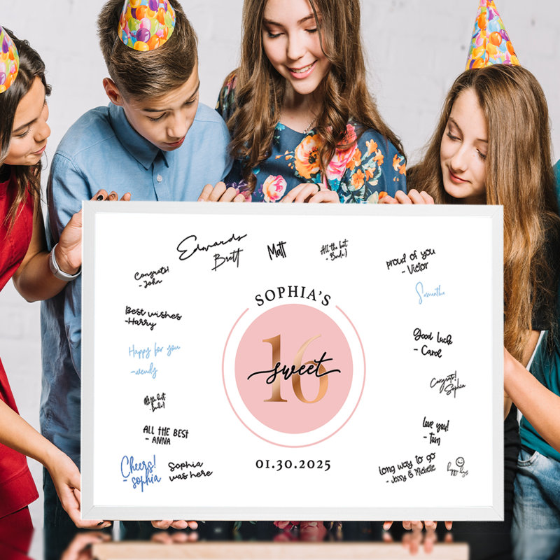 Paper Birthday Sign
