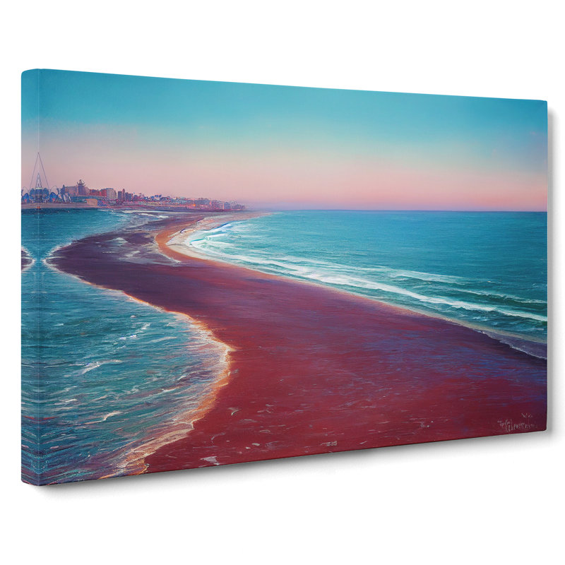Beach Path - Wrapped Canvas Print, 35cm H x 50cm W x 3cm D