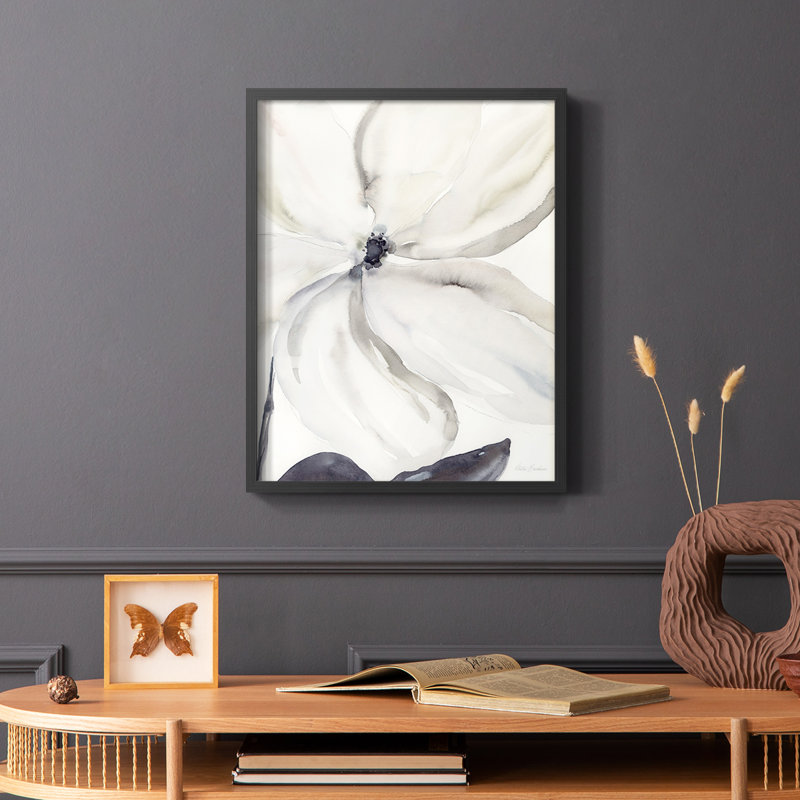 Reproduction encadrée «Day Break Bloom I» - bois massif, Noir, H 10 po x l 8 po