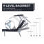Chaise longue d'extérieur, chaise longue pliante réglable-1322323542