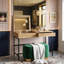 Coiffeuse Aurelia avec miroir rabattable