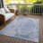 Armalise Sky Washable Indoor-Outdoor Rug - LOOMLAN-1993262564
