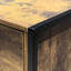 Commode double 6 tiroirs de style industriel, commode de rangement rustique, commode à 6 tiroirs, armoire de rangement