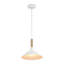 Luminaire suspendu 1 lumière Aleeha en blanc naturel