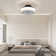 16 In.Smoky Gray Flush Mount Ceiling Fan With Dimmable LED Light  And Remote