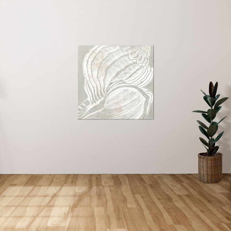 "Seashell Close Up II" par Carol Robinson, reproduction sur toile, H 24 po x l 24 po x P 1,5 po