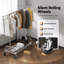 Adjustable Rolling Clothing Rack