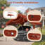Abri d'auto 12 x 20 pi, housse de remplacement pour abri d'auto (toit non inclus)-118028414