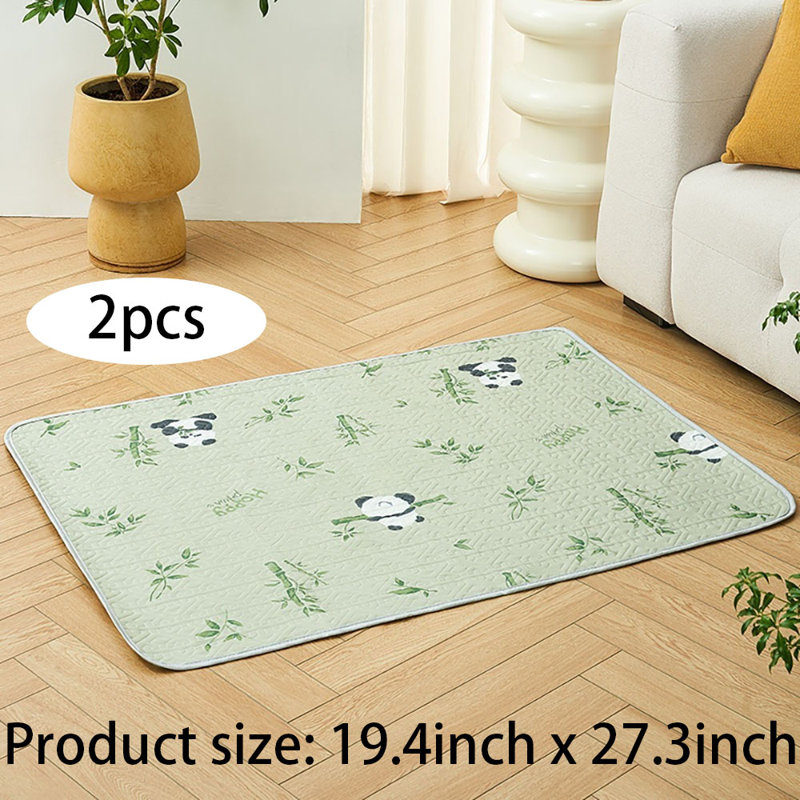 Tapis de sol pour animal de compagnie, 2 pièces, L 27,3 po x P 19,4 po x H 1,5 po