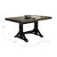 Table de salle à manger extensible Amarapal-1723860740