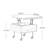 Wooden wind adjustable design coffee table