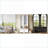 Coat Racks Set of 2, White French Retro 3-in-1 Hall Tree with Bench &amp; Drawers | MDF | Primary Living Space-364516143