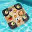 Plateau flottant en osier, plateau de service pour piscine, plateau flottant pour spa-131132257