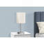 Lighting, ensemble de 2, H 17 po, lampe de table, port USB inclus, nickel métallique, contemporain-114964709-114964711