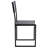 Rowayda 18'' H Leather Upholstered Metal Armchair-846915522