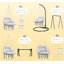Chaise suspendue, balancelle hamac-59826915