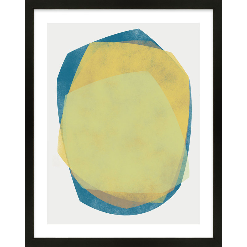 «Didi 3» par Jacques Pilon - peinture encadrée, H 50 po x l 40 po, Noir