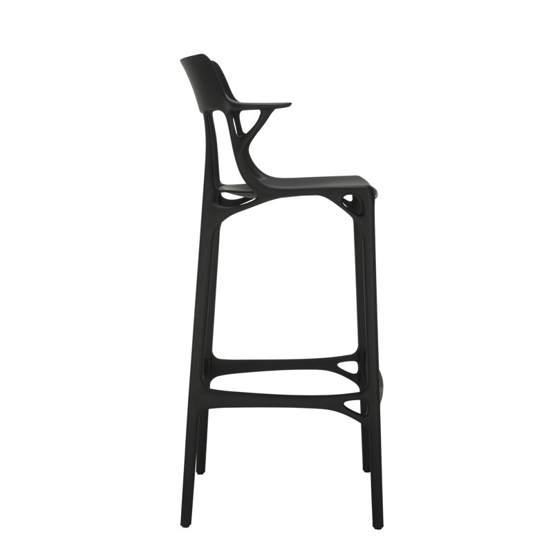 A.I. Outdoor Bar Stool, Black, Bar