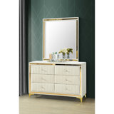 Schade 47'' W 6 - Drawer Dresser with Mirror