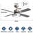 52'' Ceiling Fan with LED Lights-1490695866