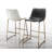 Upholstered Counter Stool with Metal Frame-50176432