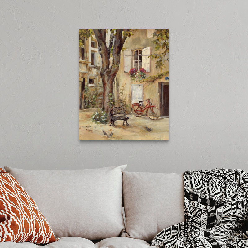 Provence Village I, reproduction d'art, H 30 po x l 24 po x p 1,5 po, Toile