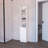Linen Cabinet With 1 Door, 3 Open Shelves-1683017977