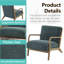 Living Room Accent Chair, Taupe-123159007