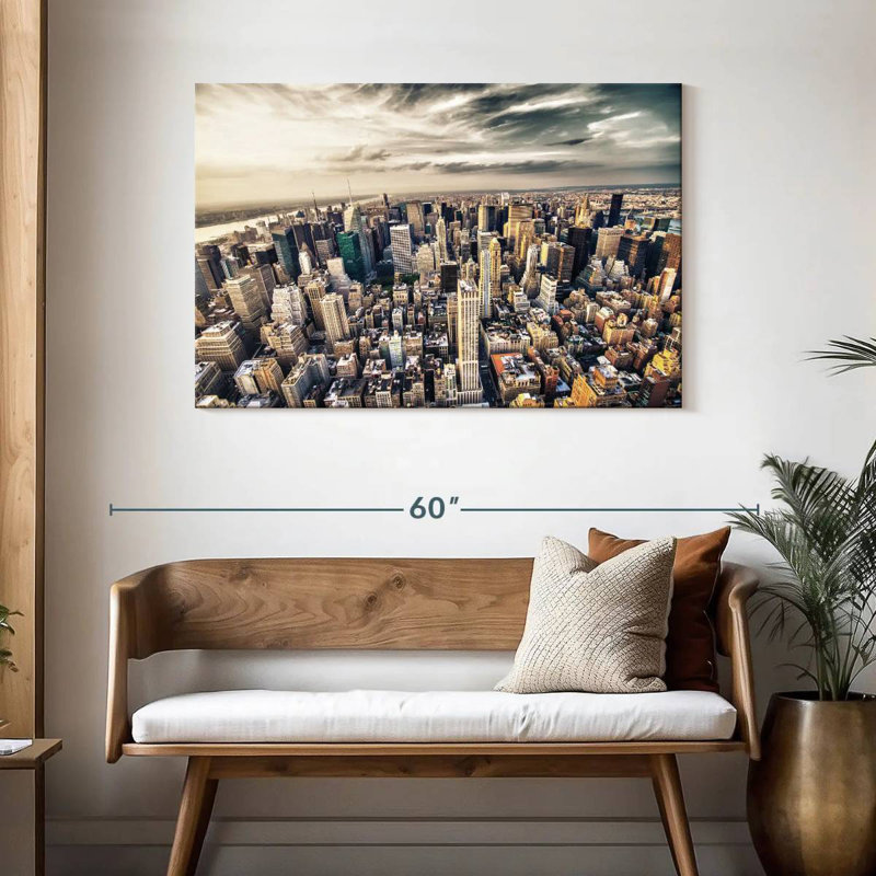 Skyline de Sirci, Manhattan, New York, H 30 po x l 45 po