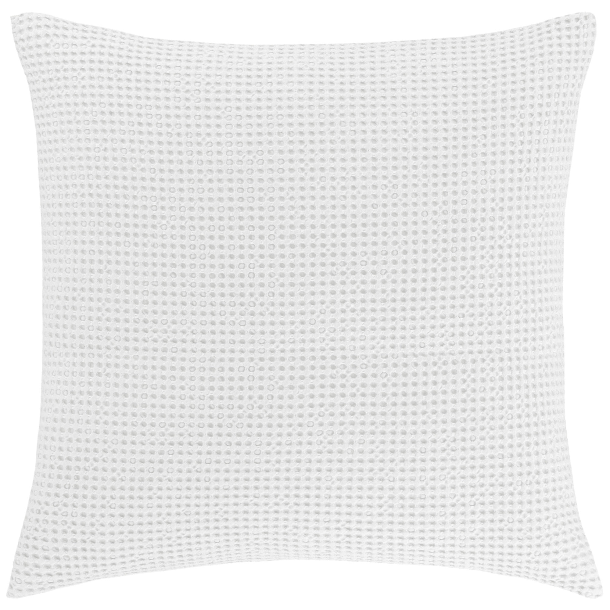 Bubble Matelasse Sham, Euro, White
