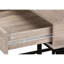 Bureau d'ordinateur, bureau personnel, ordinateur portable, tiroirs de rangement, L 48 po, bureau, stratifié brun, contemporain, moderne