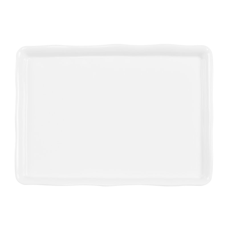 Plateau en mélamine biologique, Noir, H 1,63 po x l 17,75 po x P 13 po