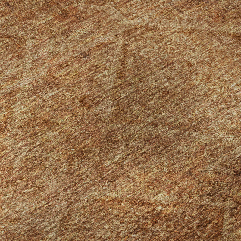Tapis géométrique lavable à la machine de qualité supérieure Mayfield AMF2060, Copper, 3 pi x 5 pi