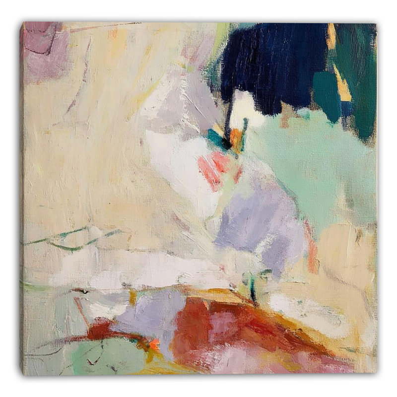 Art mural sur toile de couleur, L 12 po x H 12 po x P 1 po