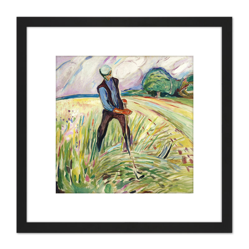 The Haymaker by Edvard Munch - Single Picture Frame Painting