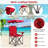 Portable Folding Beach Canopy Chair With Cup Holders