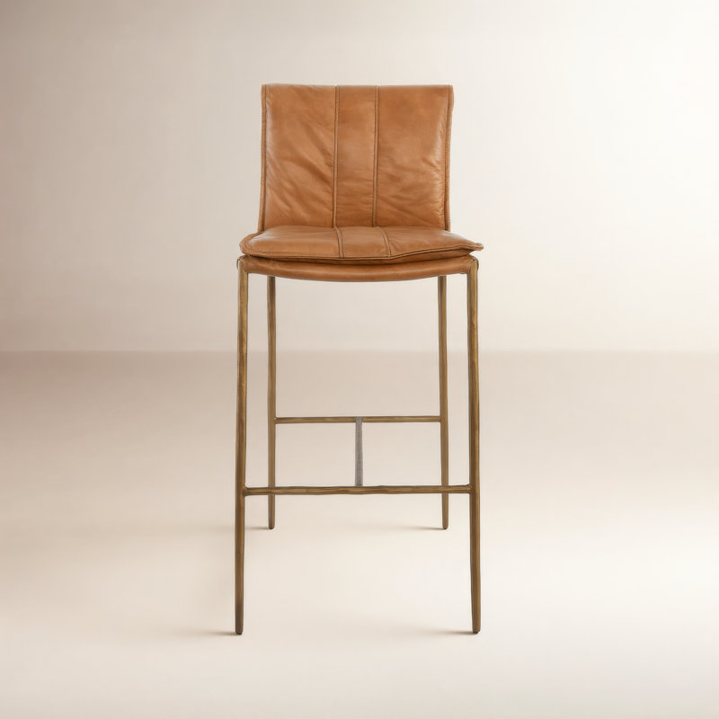 Mayer Bar Stool Adobe Tan, Bar Stool (31" Seat Height), Tan