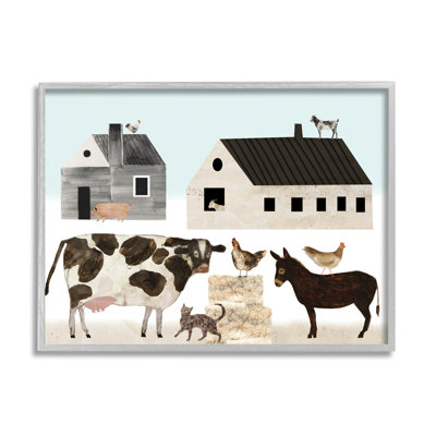 «Minimal Farm Animals Barn and Home», impression